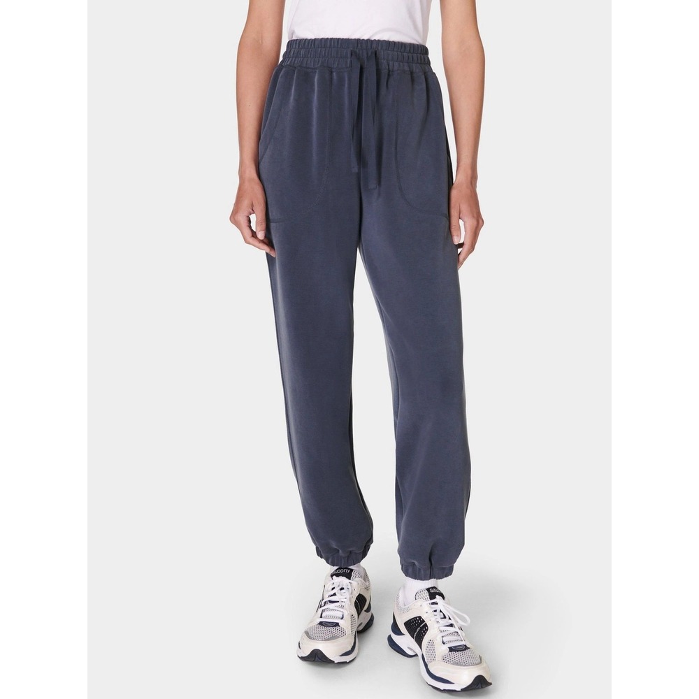 Sweaty Betty Sand Wash Cuffed Trouser Navy Blue Joggers Pants XS‎ Athleisure NWT